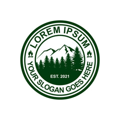 camping logo , adventure logo vector