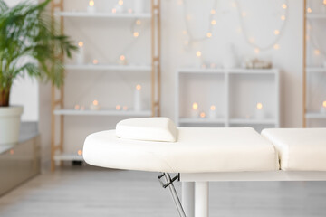 Office of massage therapist in modern medical center