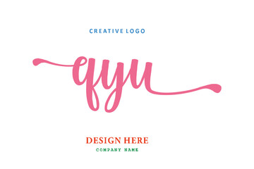 QYU lettering logo is simple, easy to understand and authoritative
