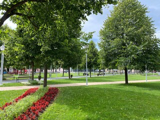 King Tomislav Park or Ogulin city park - Croatia (Park kralja Tomislava ili Ogulinski gradski park - Ogulin, Hrvatska)