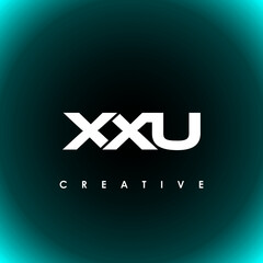 XXU Letter Initial Logo Design Template Vector Illustration