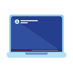 laptop with acount profile