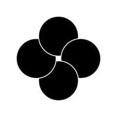 星紋・四つ重ね星（よつかさねぼし）/ 重ね四つ星（かさねよつぼし）