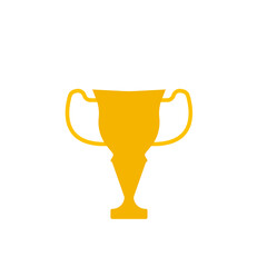 trophy win game champion isolated