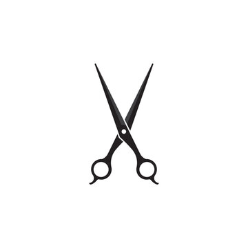 recommend clip art: Barber tool scissors logo icon background symbol