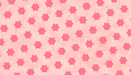 Pink abstract background with star shapes.