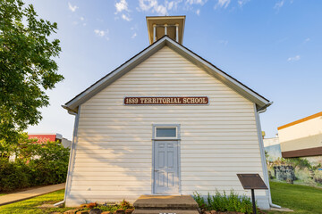 Exterior view of the 1889 Territorial School