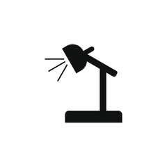 vector drawing of a study lamp