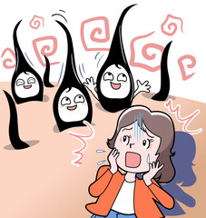 無駄毛を処理してもまた生えてくることに驚く女性