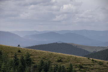 Mountain range Carpathians Ukraine