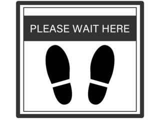 「こちらでお待ちください」ピクト_英語付