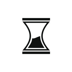 vector image of an hourglass icon