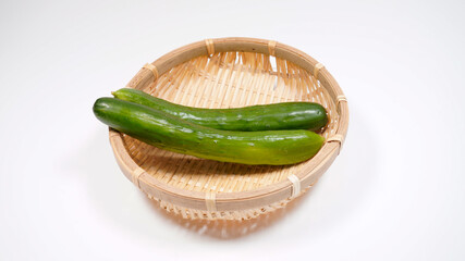 　新鮮なキュウリ