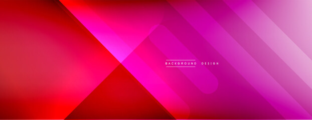 Dynamic lines abstract background. 3D shadow effects and fluid gradients. Modern overlapping forms
