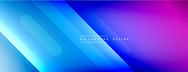 Dynamic lines abstract background. 3D shadow effects and fluid gradients. Modern overlapping forms