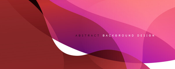 Trendy simple fluid color gradient abstract background with dynamic wave line effect. Vector Illustration For Wallpaper, Banner, Background, Card, Book Illustration, landing page