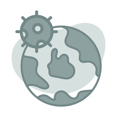 Corona Australis Healthcare Medical, vector graphic Illustration Icon.