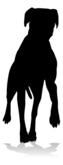 Dog Silhouette Pet Animal