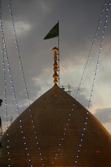 The shrine of Fatima Al-Masumeh, the sister of Imam Reza, the daughter of Imam Al-Kadhim, in Qom,...