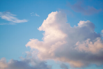 blue sky with clouds