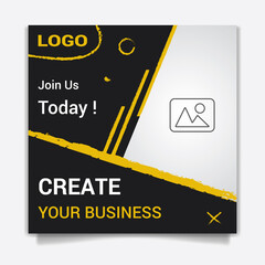 social media template design for  design for business