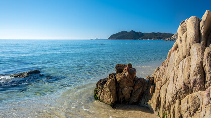 Cala Monte Turno, Sardinia, in a summer day