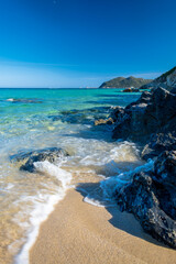 Cala Monte Turno, Sardinia, in a summer day