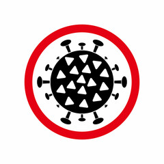 coronavirus icon set, virus icon set vector sign symbol