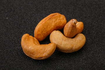 Natural organic Cashew nut heap