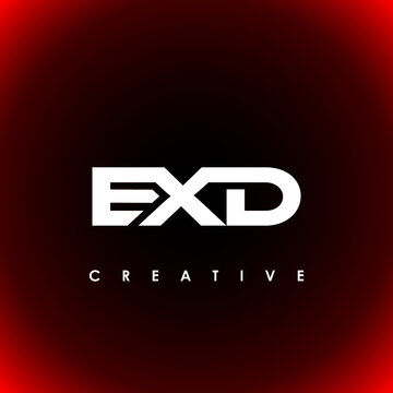 EXD Letter Initial Logo Design Template Vector Illustration