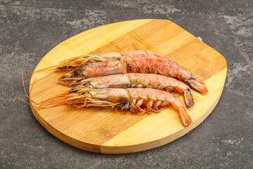 Tasty big Langoustine over the board