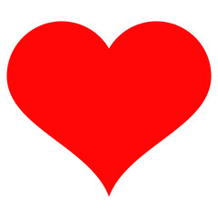 Love heart icon with flat style. Isolated vector love heart icon image on a white background.