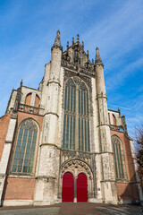 Fototapeta na wymiar オランダ　ライデンのホーフランセ教会