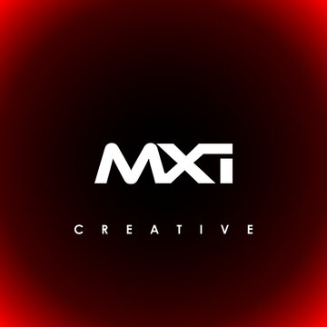 MXI Letter Initial Logo Design Template Vector Illustration