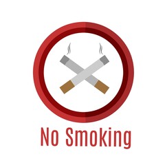 illustration vector graphic of no smoking logo,symbol,perfect for campaign,education banner,poster,etc.