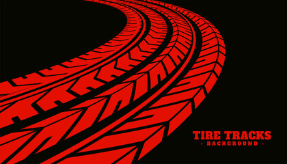 red tire print mark texture background © starlineart