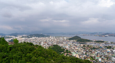 Fototapeta na wymiar 한국 목포바다 풍경