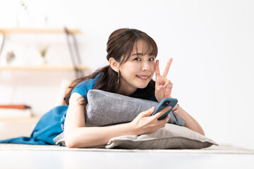 スマートフォン・女性
