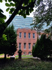 red brick building