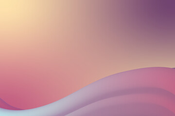 Liquid Shape Abstract Warm Wave Colors