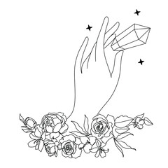 Jewelry items line art