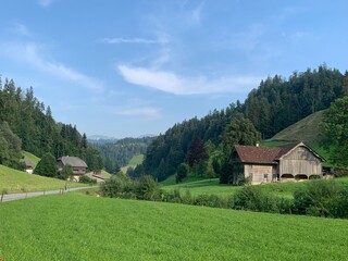 swiss mountain landscape