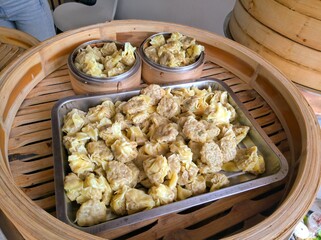 A dumplings shop on the side of the road