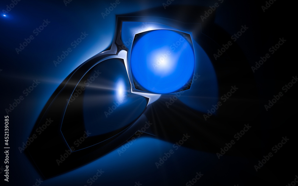 Aufkleber digital illustration abstract image generated fractal background image wallpaper pattern of various 