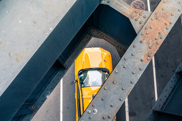 New York Taxi bird eye view