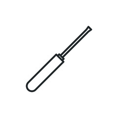 screwdriver symbol isolated vector icon