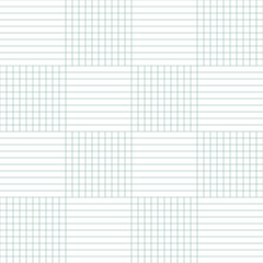 Horizontal and vertical stripes in a cell, in a school notebook. Seamless pattern. Vector illustration 