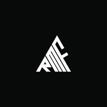 RMF letter logo creative design. RMF unique design
