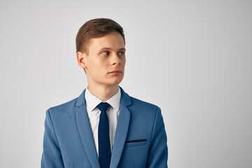 man in a suit businessman Professional isolated background