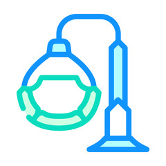 hanging furniture color icon vector. hanging furniture sign. isolated symbol illustration